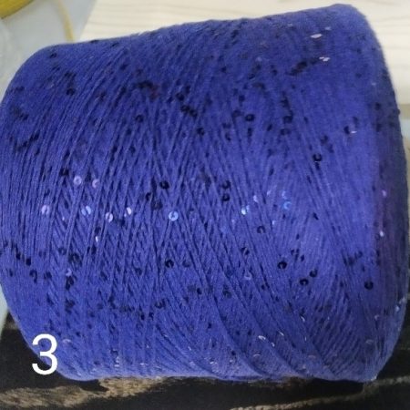 Хлопок с пайетками 3 мм  (3)