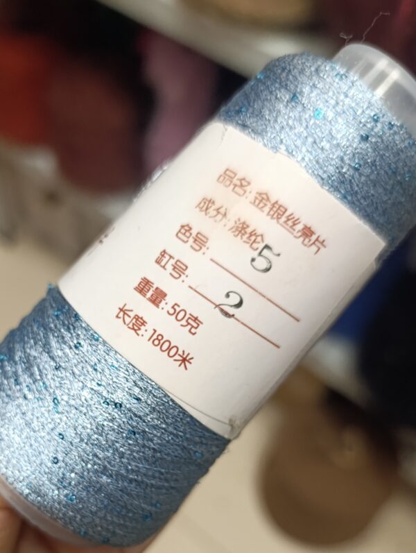 Микропайетки на люрексе