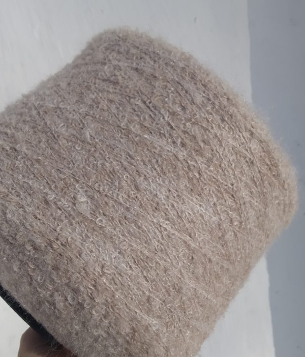 Букле с Альпака бежевый