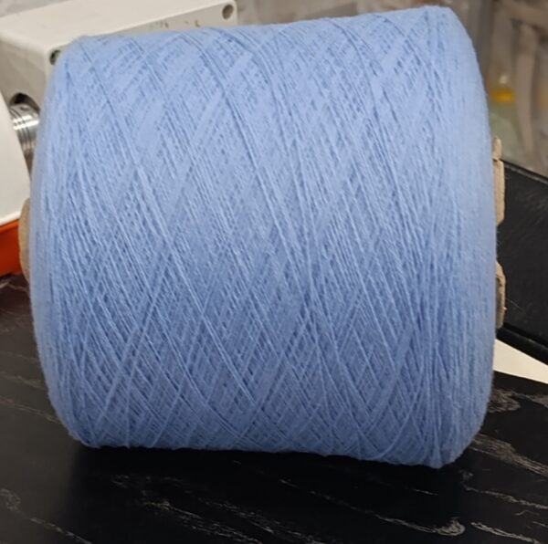 10% Кашемир 90% меринос голубой