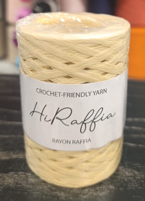 Рафия натуральный цвет
