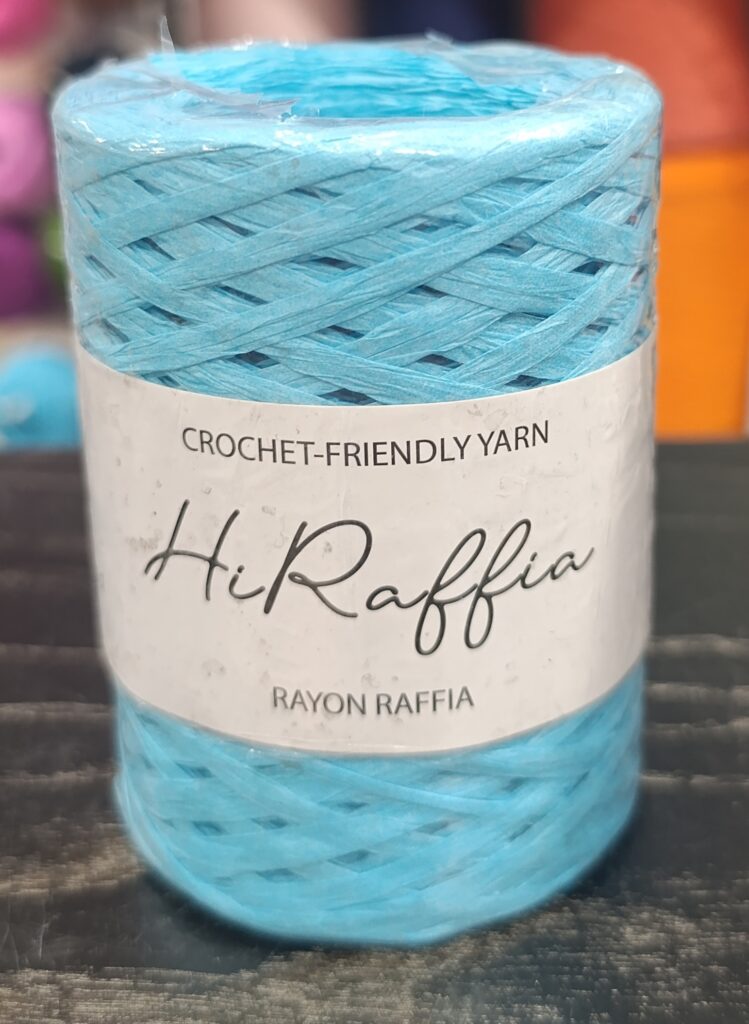 Рафия бирюзовый цвет