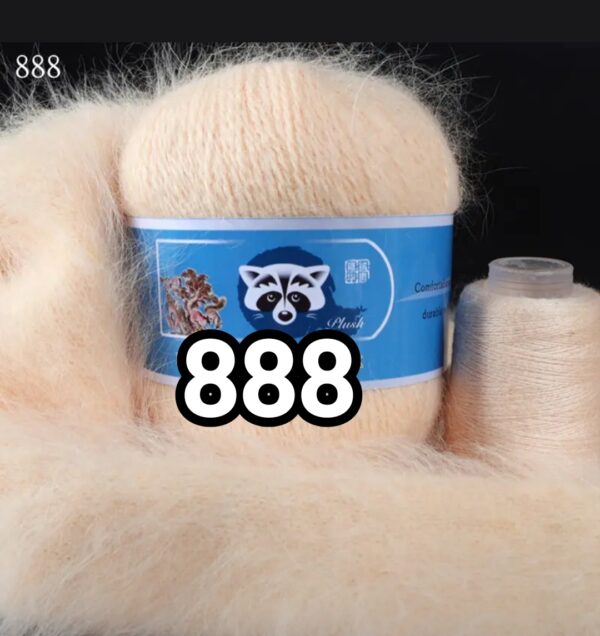 Пух норка синяя этикетка 888