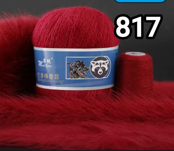 Пух норка синяя этикетка 817