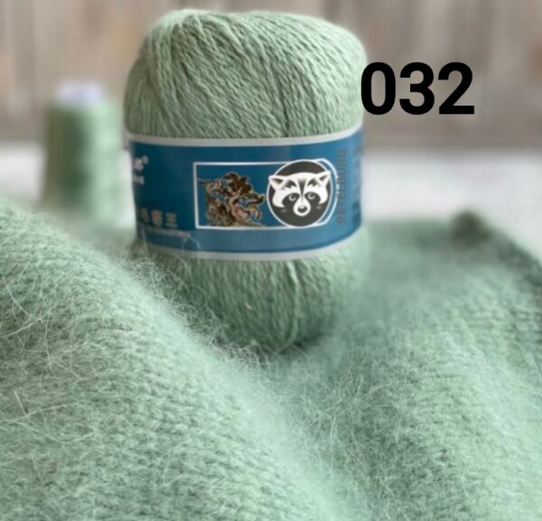 Пух норка синяя этикетка 032