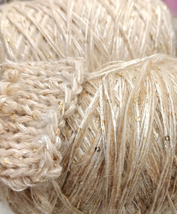 Микс альпака с пайетками вискозой и люрексом 618 гр