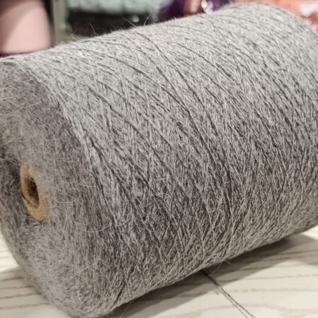 Ангора 60% Нейлон 40 %  серый меланж