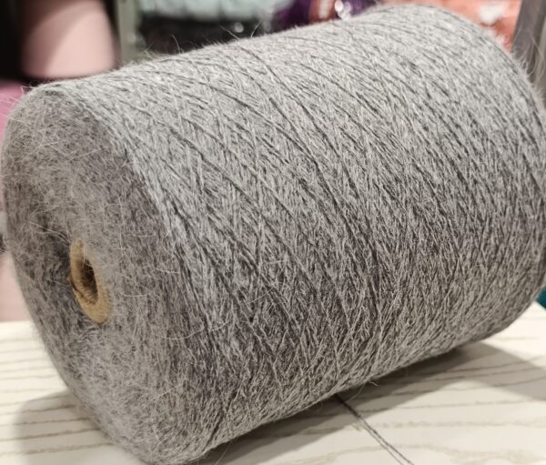 Ангора 60% Нейлон 40 %  серый меланж