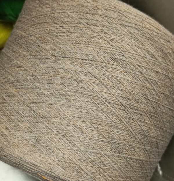 Меринсовая шерсть ягненка Бежевый меланж