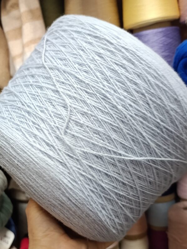 Меринсовая шерсть 100% голубой