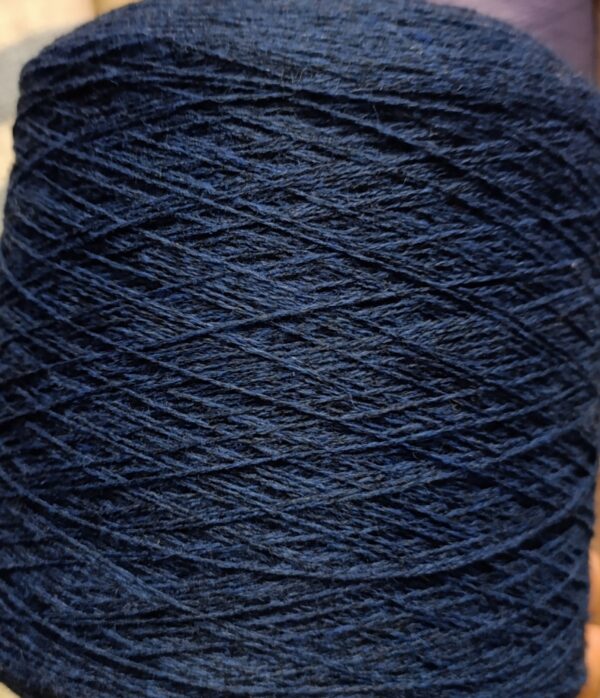 Меринсовая шерсть 100% синий