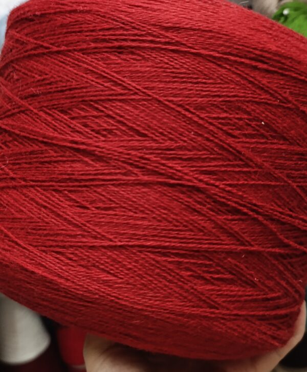 Меринсовая шерсть 100% Бургундия