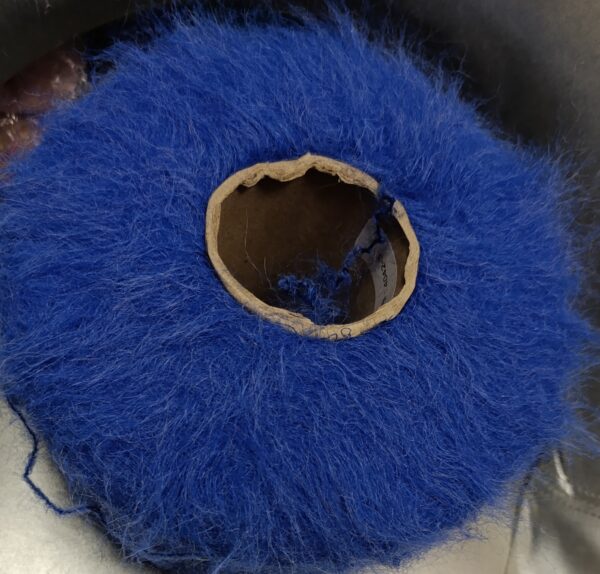 Мохер с Альпака синий