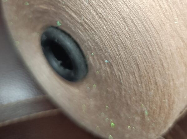 Меринос с Поливискозой и люрексом снежок кремовый