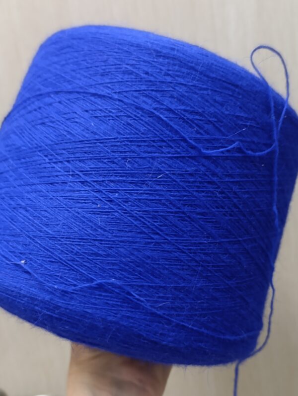 Ангора 80 % Нейлон 20 % тонкая синий электрик