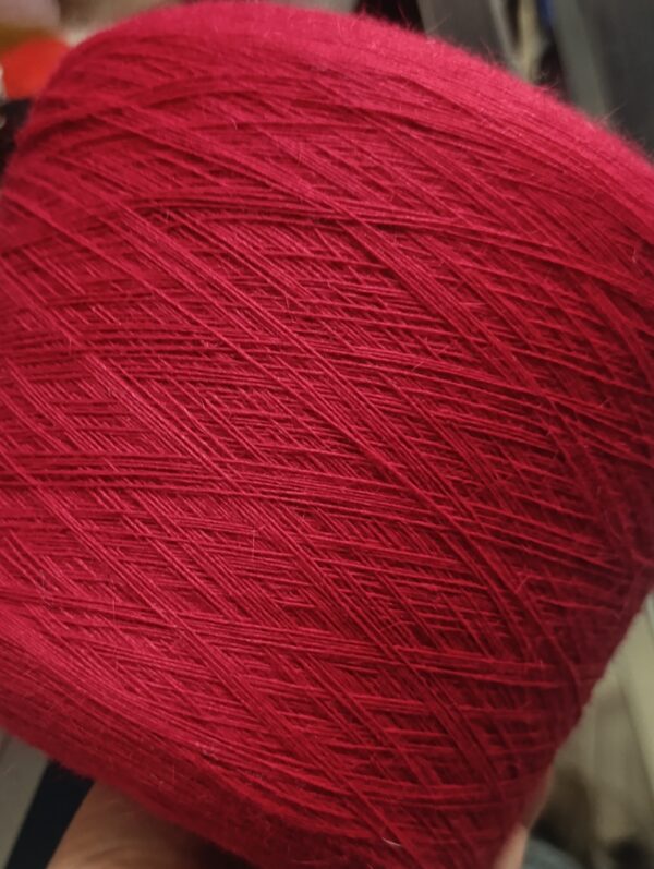 Ангора 80.% Нейлон 20 % тонкая Бургундия