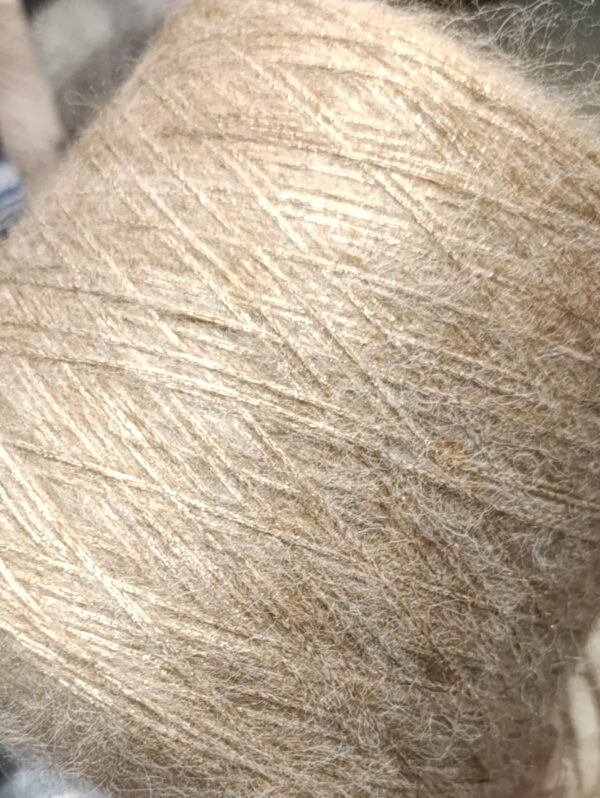 Шнурок Альпака с вискозным люрексом(Кэмел)