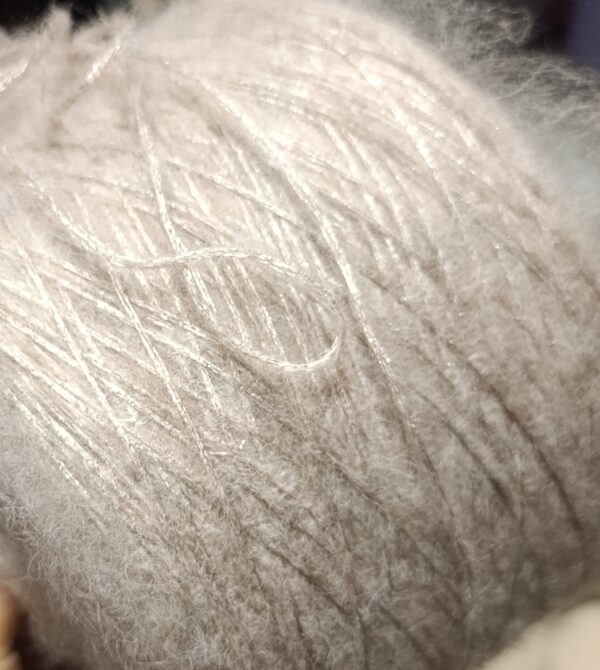 Шнурок Альпака с вискозным люрексом(Бежевый)